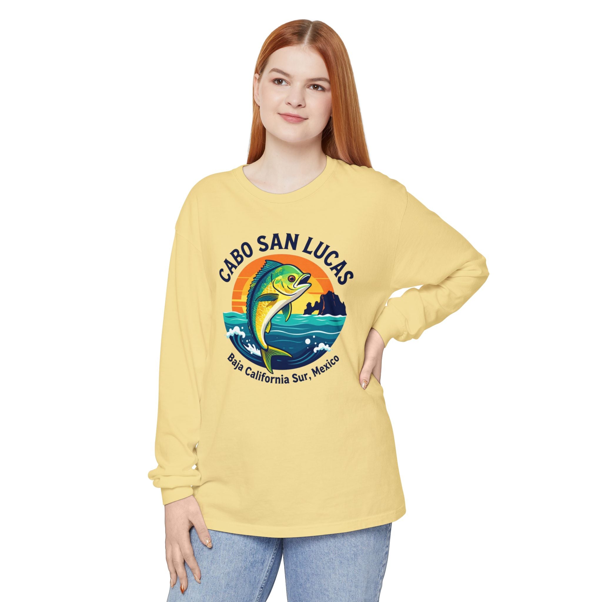 Cabo San Lucas Mahi Fishing Long Sleeve Tee