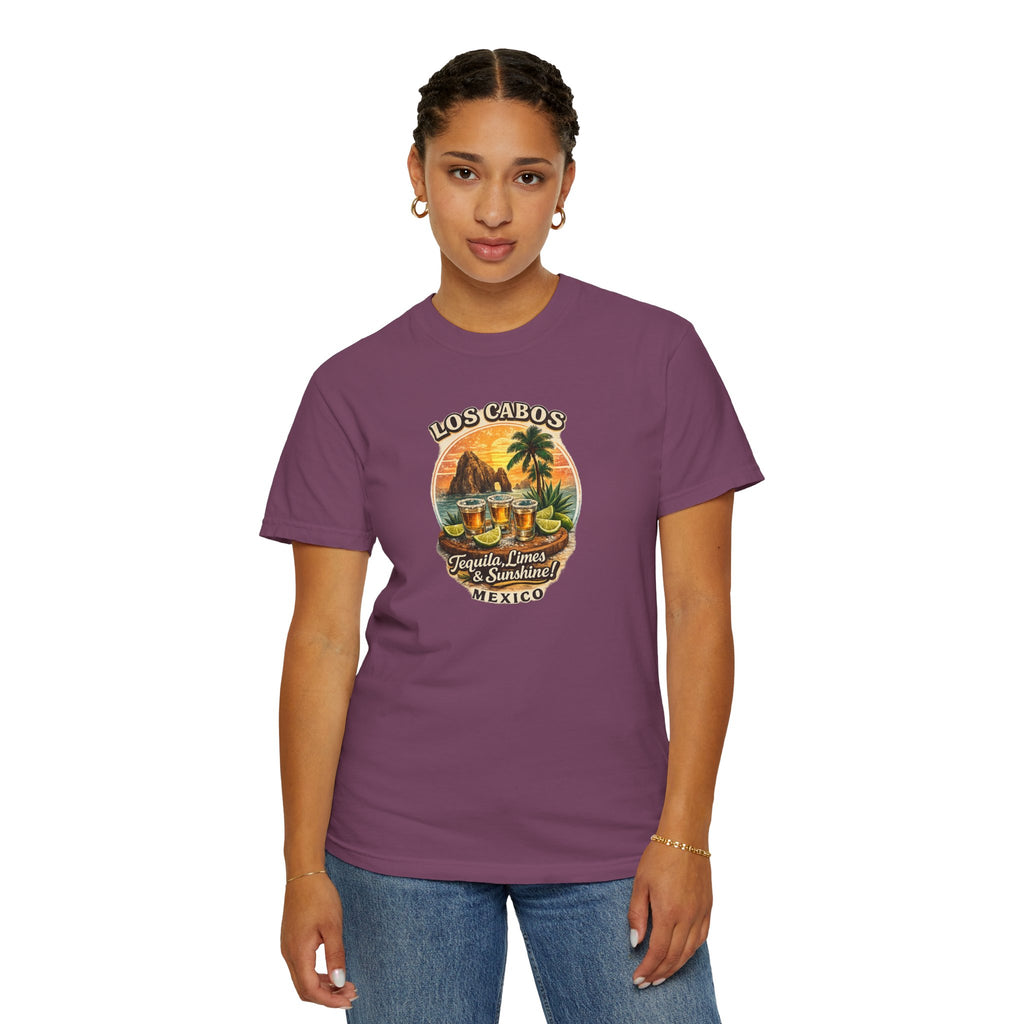 Los Cabos Tequila & Limes T-Shirt — Mexico Beach Vacation Tee