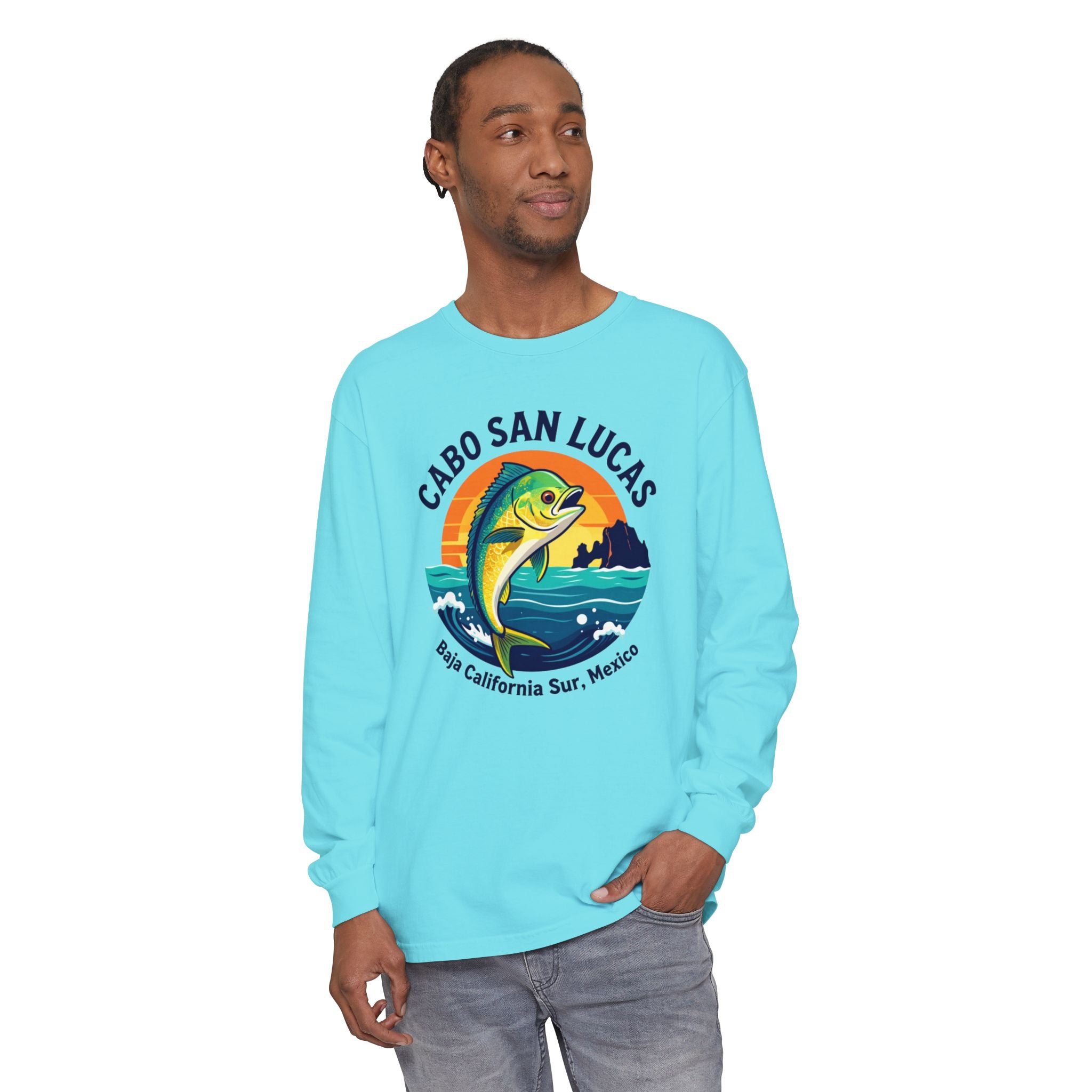 Cabo San Lucas Mahi Fishing Long Sleeve Tee