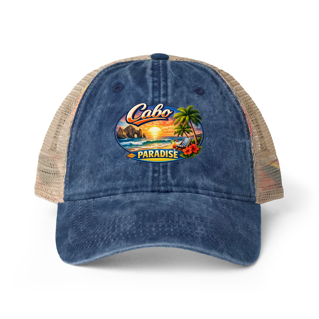 Women's Washed Mesh-Back Cap