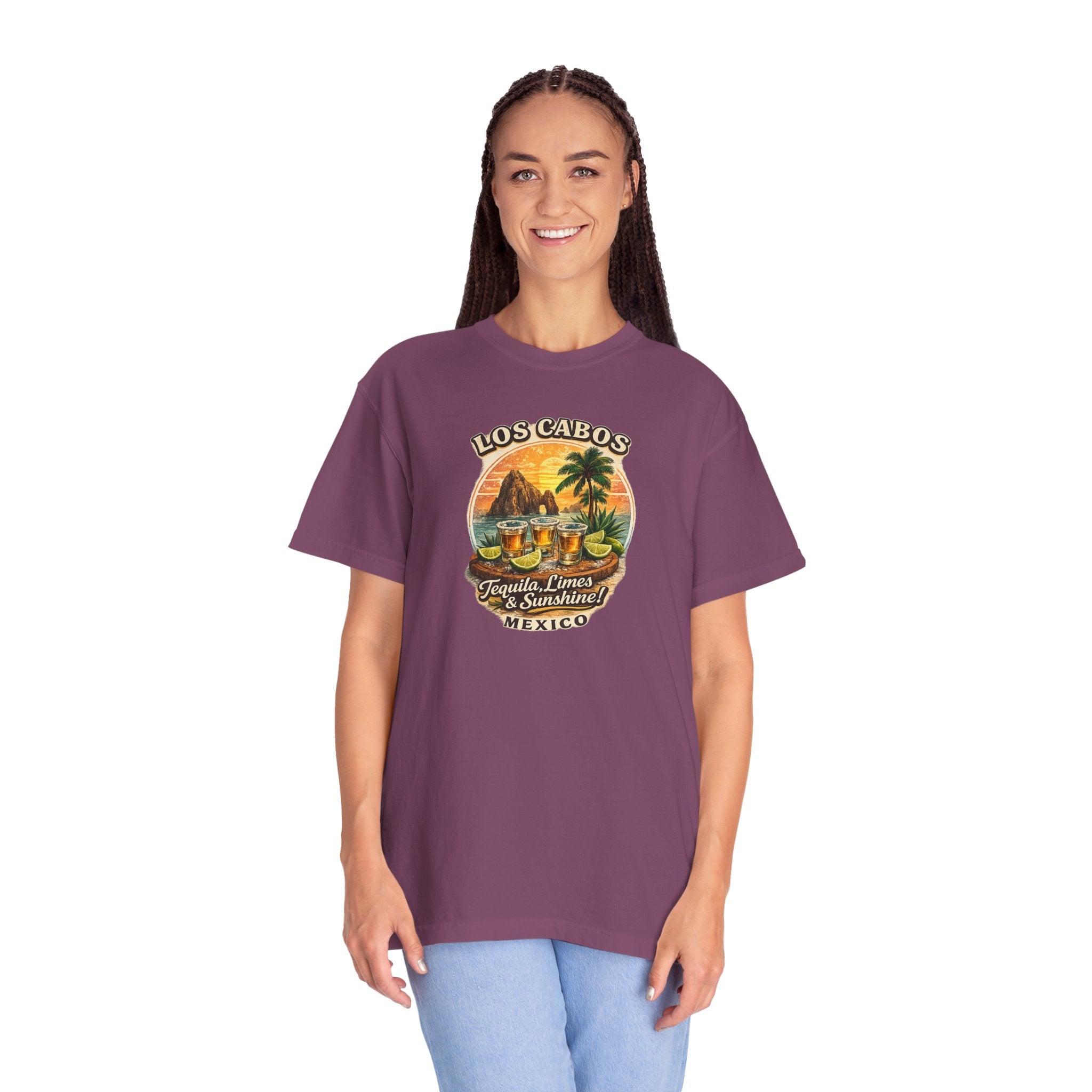 Los Cabos Tequila & Limes T-Shirt — Mexico Beach Vacation Tee