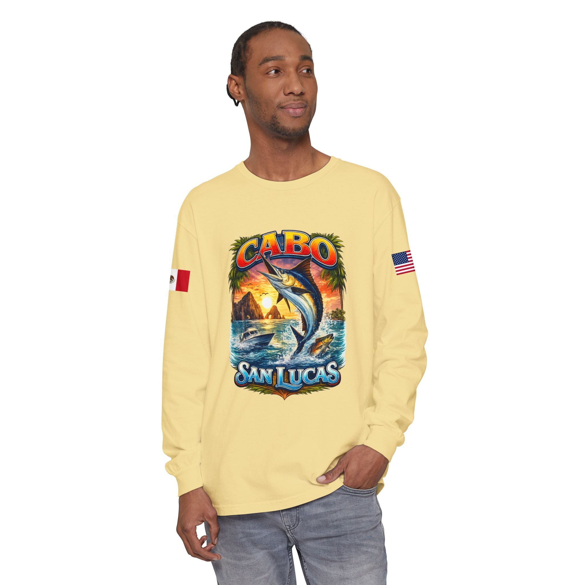 Cabo San Lucas Arch Marlin Long Sleeve T-Shirt