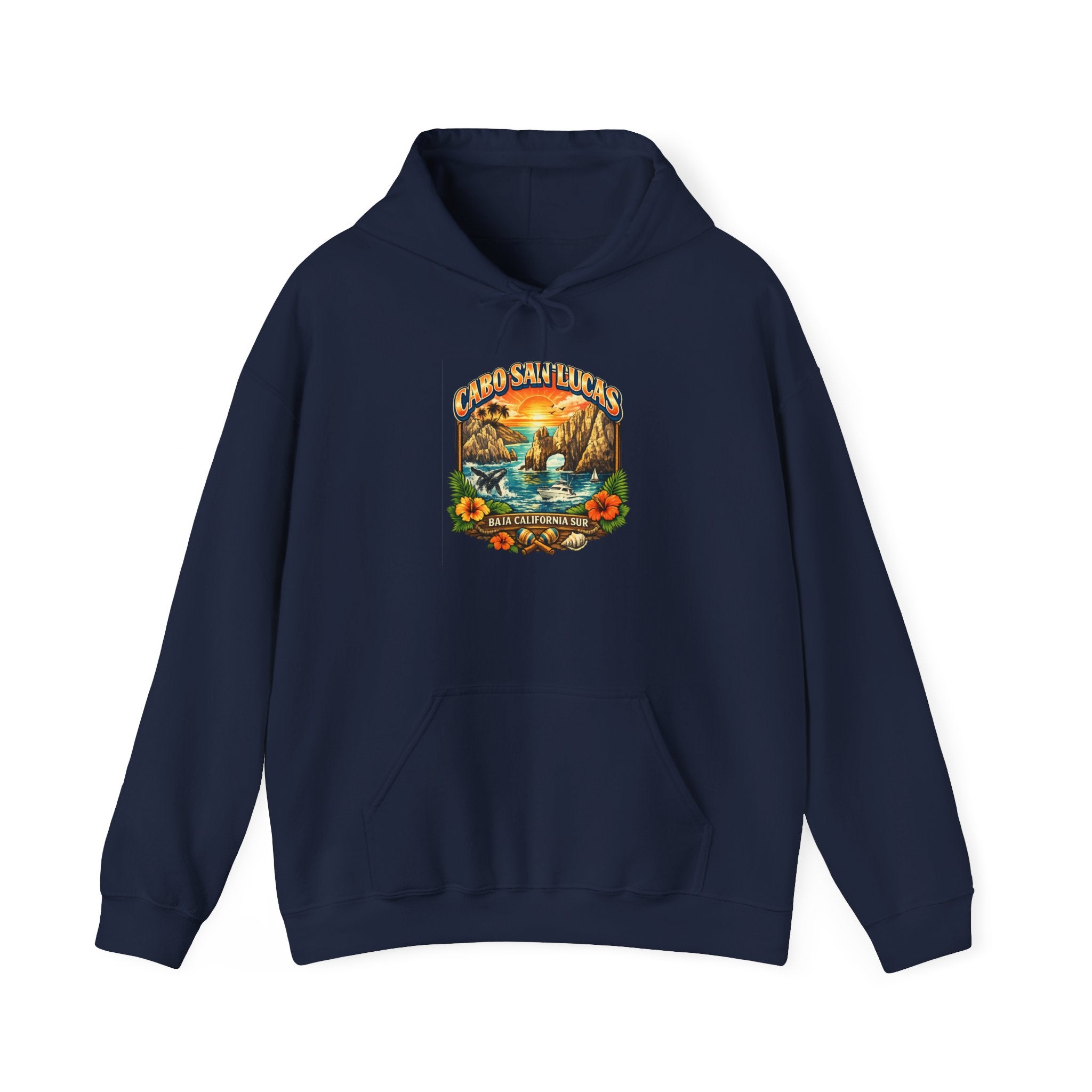 Sunset Lake Vintage Nature Hoodie – Scenic ‘Sunset Lake’ Retro Graphic