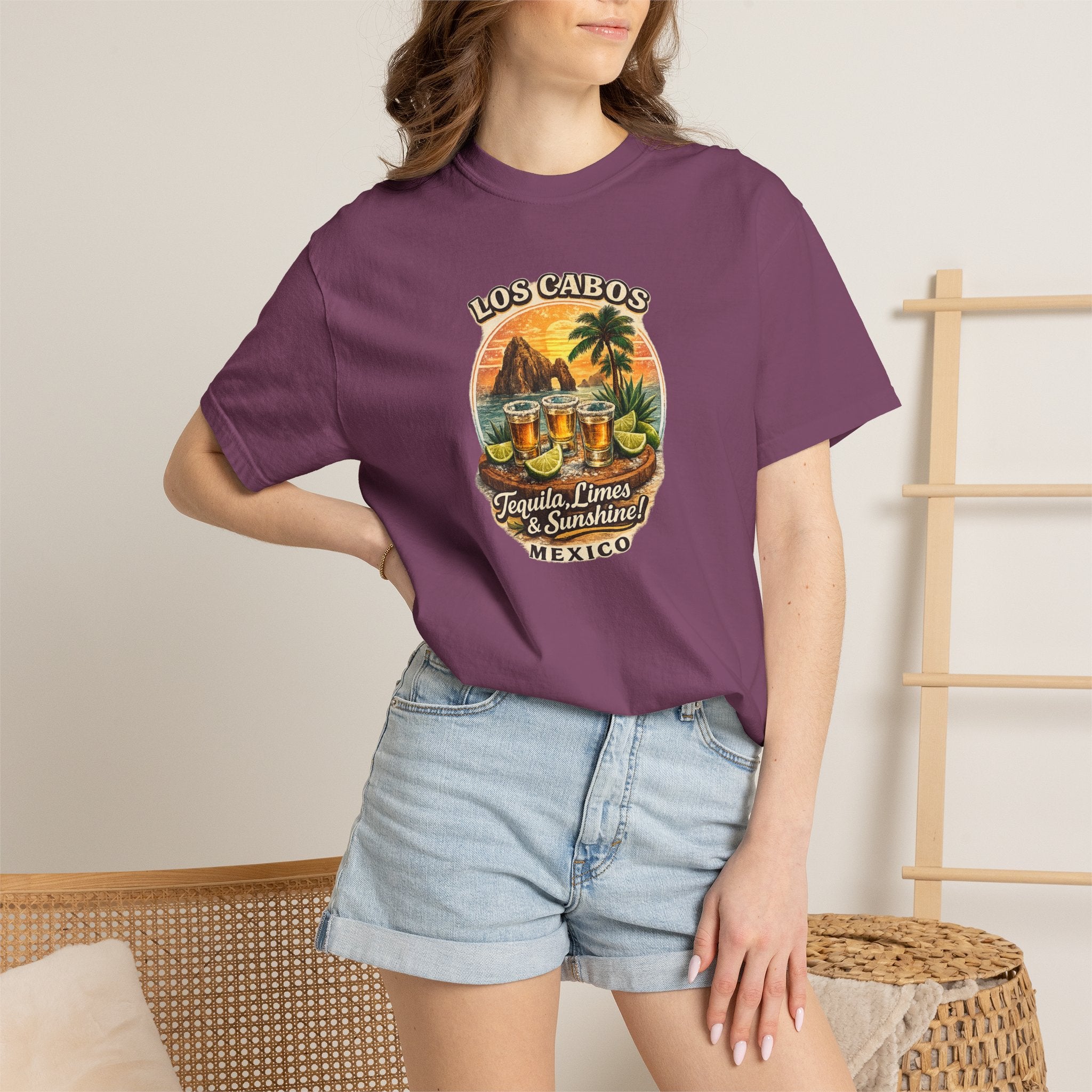 Los Cabos Tequila & Limes T-Shirt — Mexico Beach Vacation Tee