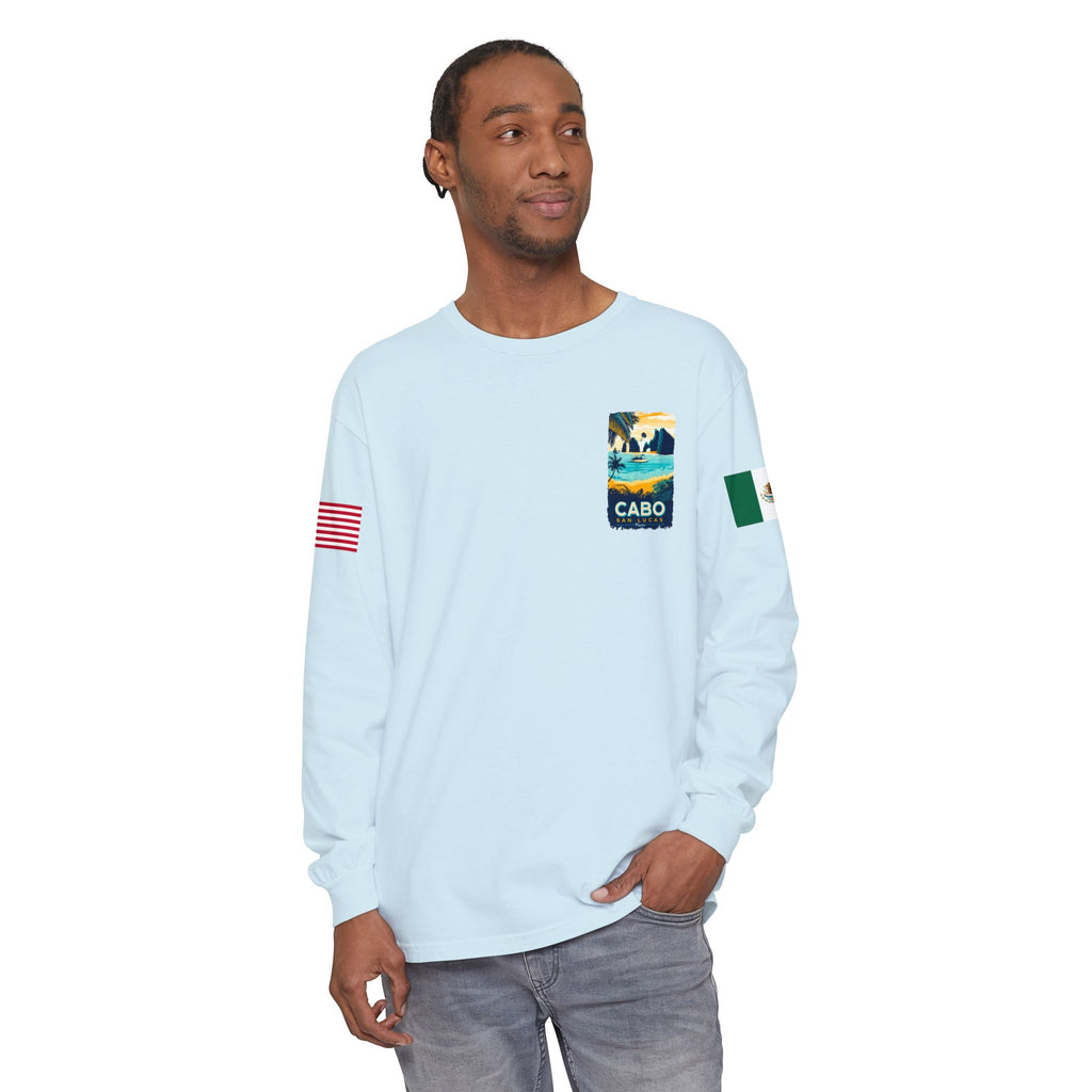 Cabo San Lucas Long Sleeve Tee — Vintage Beach Graphic