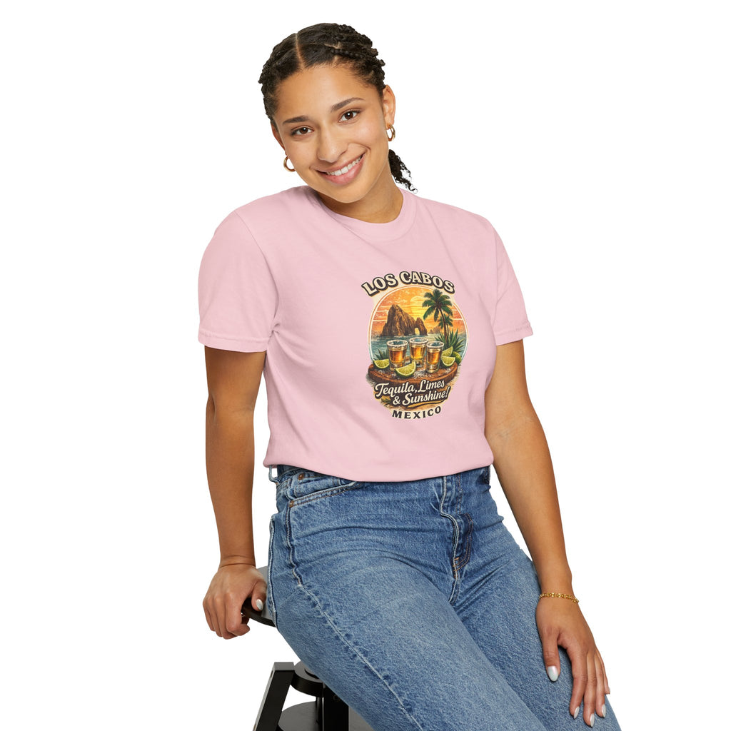 Los Cabos Tequila & Limes T-Shirt — Mexico Beach Vacation Tee