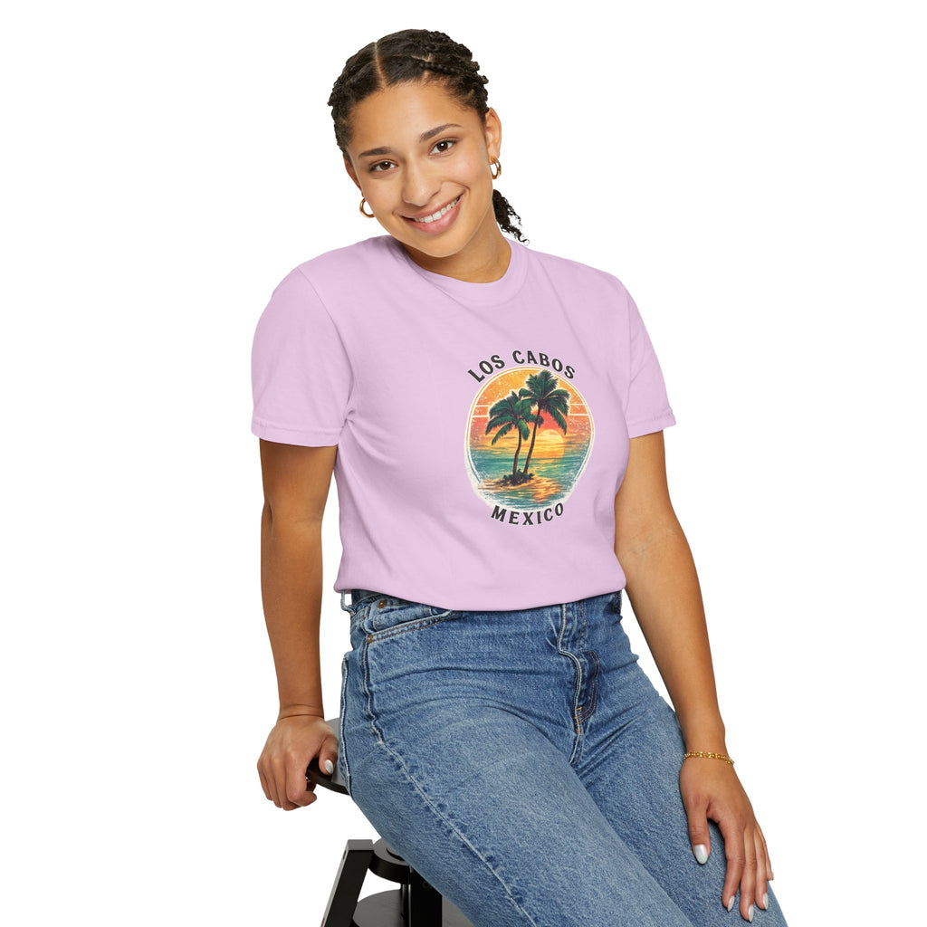 Los Cabos Palms T-Shirt — Tropical Beach Palm Graphic Tee