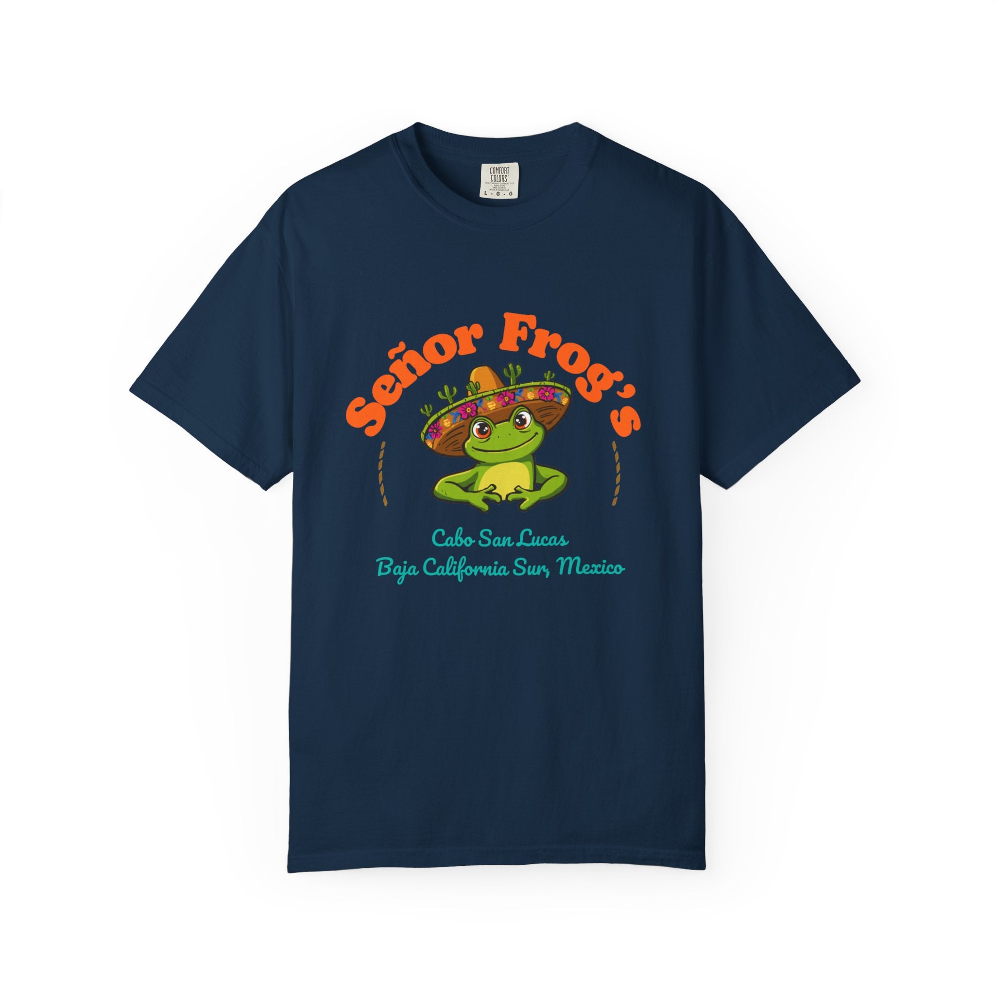 Señor Frog's Cabo San Lucas T-Shirt — Cute Frog Sombrero Mexico Souvenir