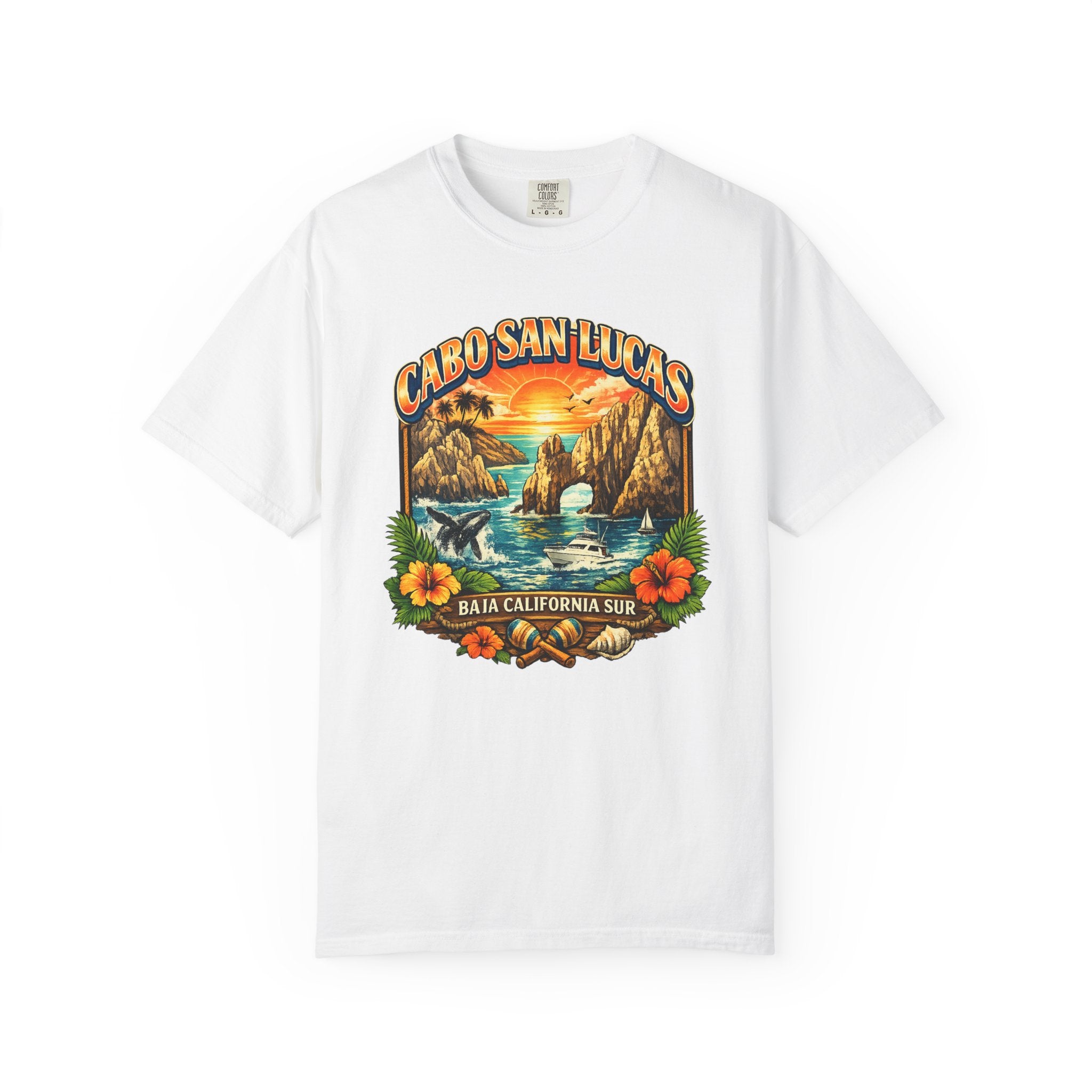Cabo San Lucas Arch Sunset T-Shirt — Baja California Sur Vacation Tee