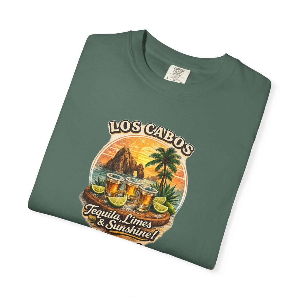 Los Cabos Tequila & Limes T-Shirt — Mexico Beach Vacation Tee