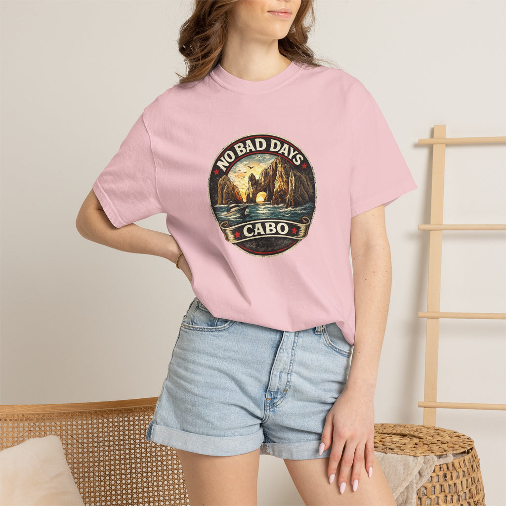 No Bad Days Cabo T-Shirt — Sunset Beach Vintage Graphic Tee