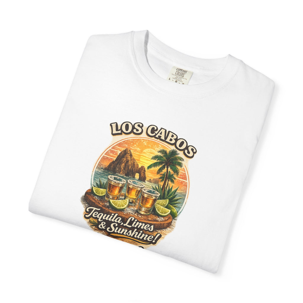 Los Cabos Tequila & Limes T-Shirt — Mexico Beach Vacation Tee
