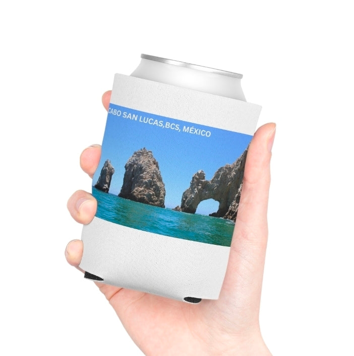Cabo San Lucas Arch Can Cooler — Tropical Beach Drink Insulator